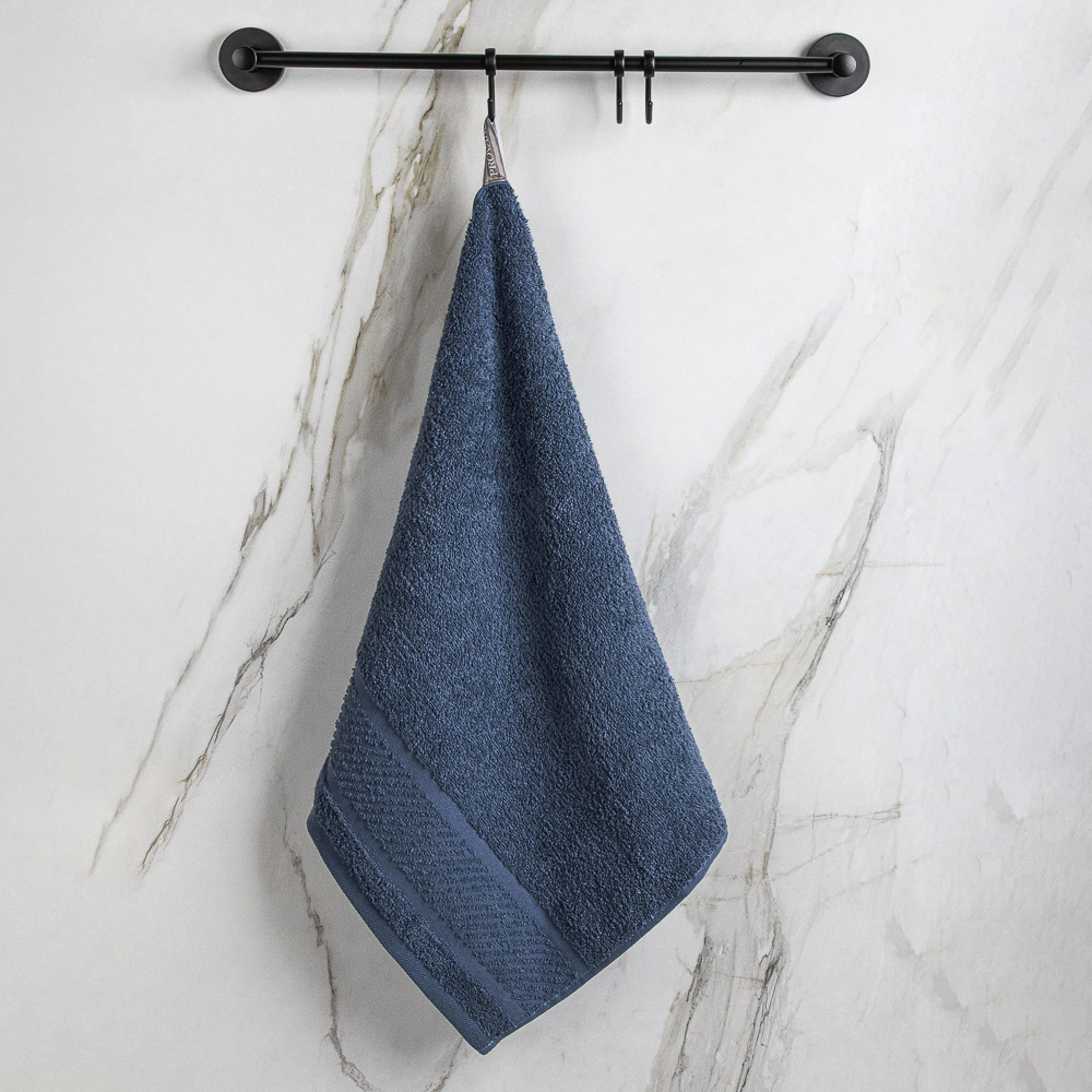 PROVANCE Виана Полотенце махровое, 100% хлопок, 50х90см, синий, арт.№ 484-080