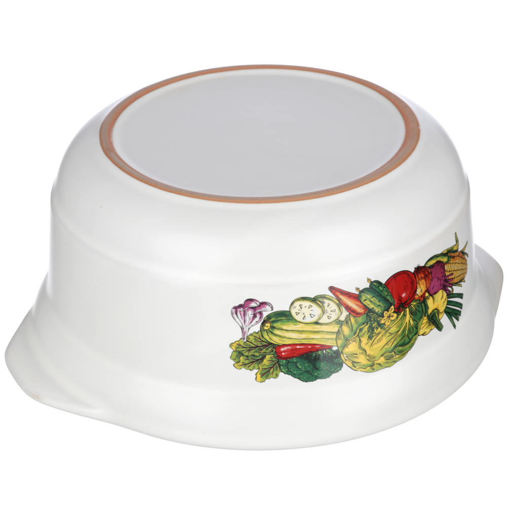 MILLIMI Аппетит Кастрюля керамическая с крышкой, 3 л, 2 дизайна, арт.№ 826-259