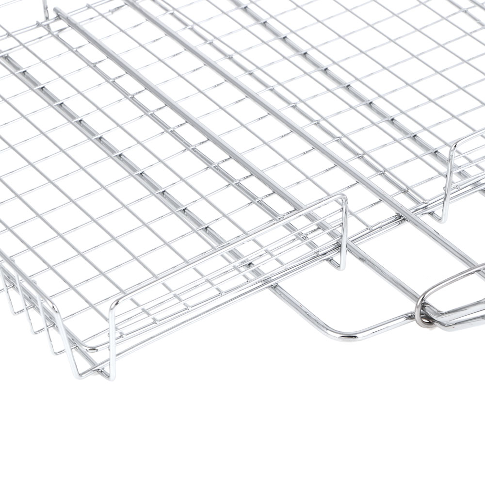 Решетка-гриль хром. тм GRILLBOOM, 56х(23х30х4) см, веер 20х30 см, арт.№ 104-005