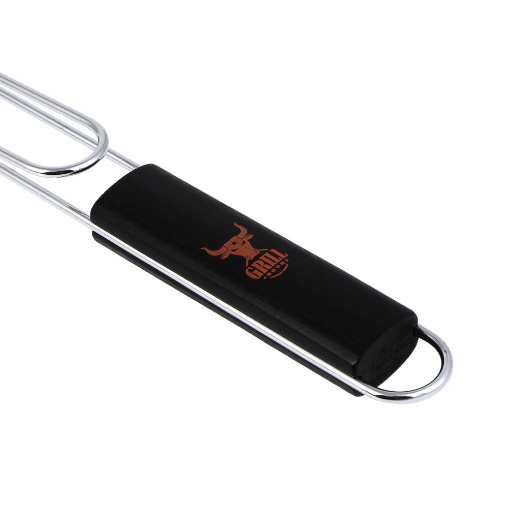 Решетка-гриль хром. тм GRILLBOOM, 56х(23х30х4) см, веер 20х30 см, арт.№ 104-005