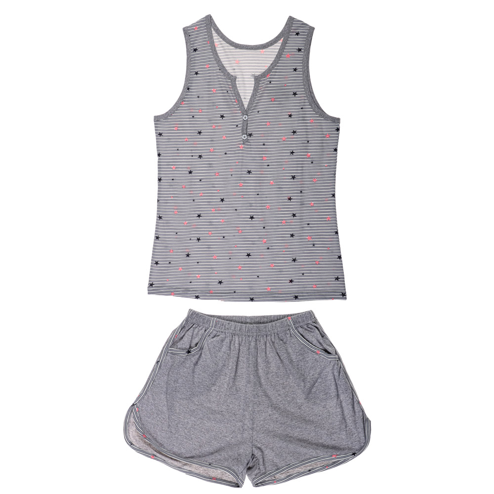 Комплект женский (майка-шорты), р.44-54, 100% хлопок, арт. 76007, ТМ Ромашка, арт.№ 354-211