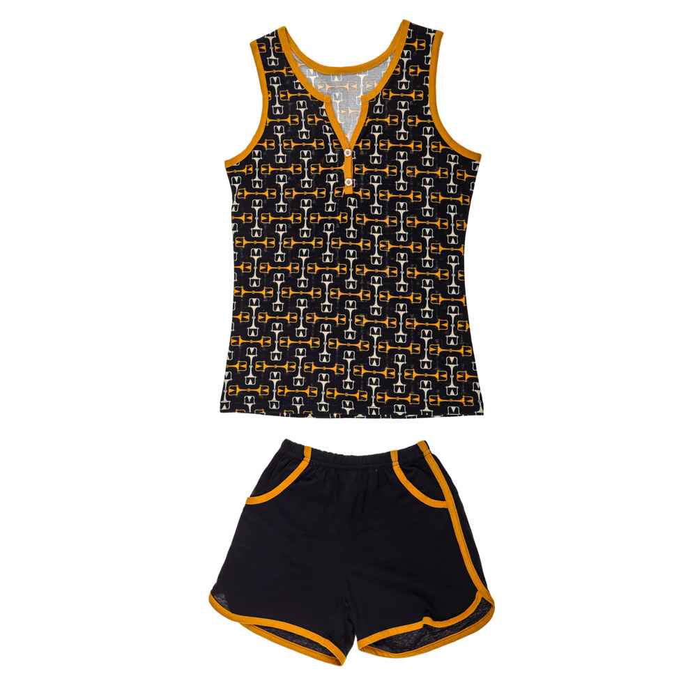 Комплект женский (майка-шорты), р.44-54, 100% хлопок, арт. 76007, ТМ Ромашка, арт.№ 354-211