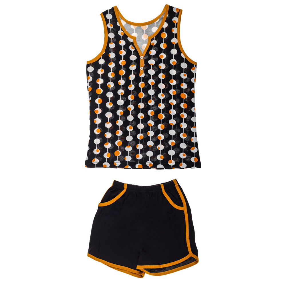 Комплект женский (майка-шорты), р.44-54, 100% хлопок, арт. 76007, ТМ Ромашка, арт.№ 354-211