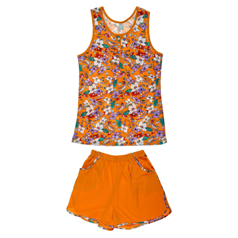 Комплект женский (майка-шорты), р.44-54, 100% хлопок, арт. 76007, ТМ Ромашка, арт.№ 354-211