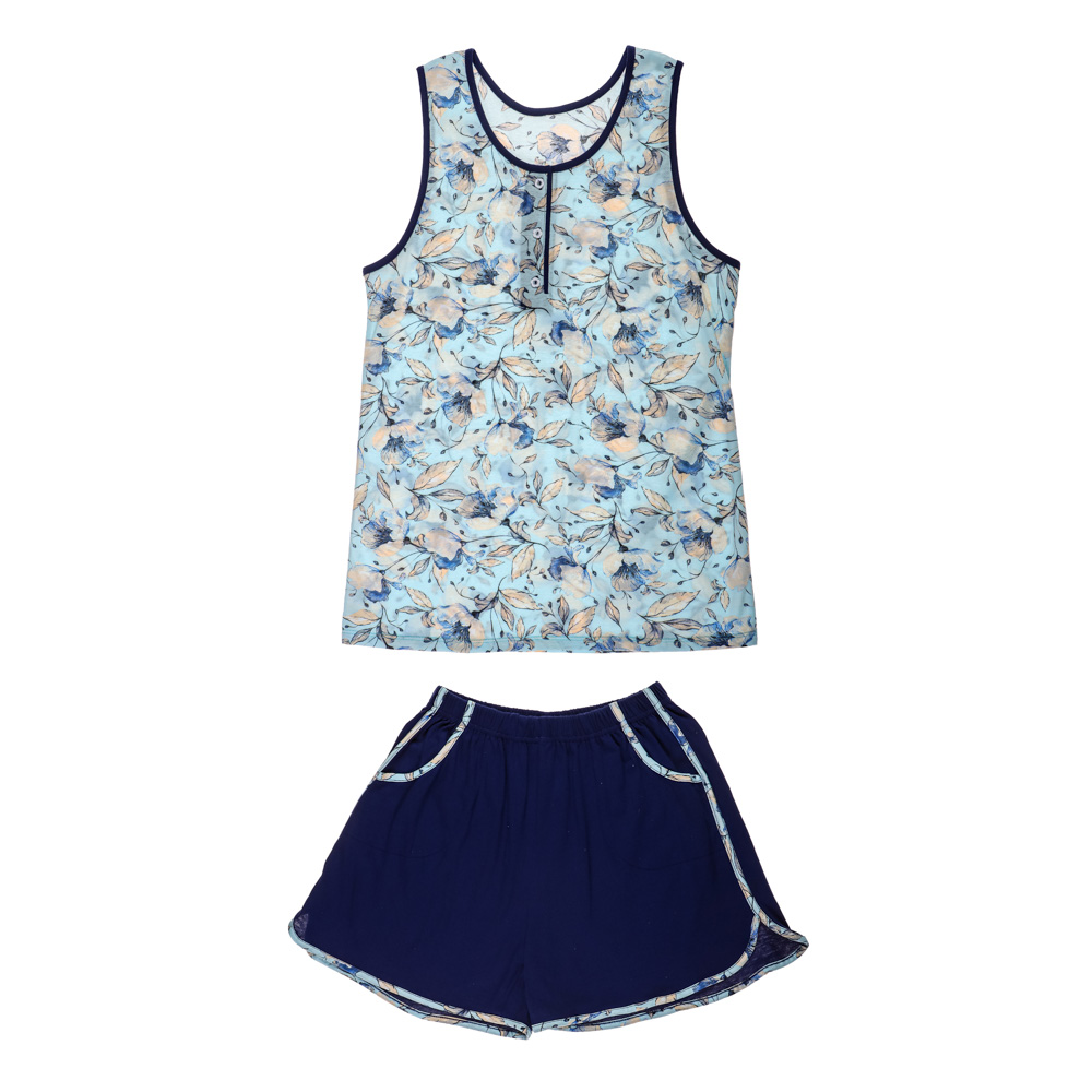 Комплект женский (майка-шорты), р.44-54, 100% хлопок, арт. 76007, ТМ Ромашка, арт.№ 354-211