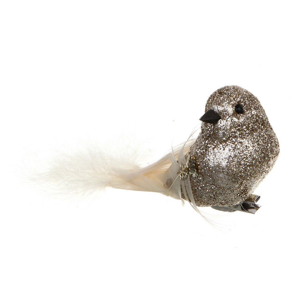 СНОУ БУМ Птицы на прищепке 2 шт, 3,5x13 см, пластик, 26-708, арт.№ 397-485