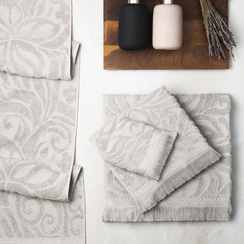 PROVANCE Шанталь Полотенце махровое жаккард, 100% хлопок, 50х90см, 430 гр/м, 4 цвета, арт.№ 484-948