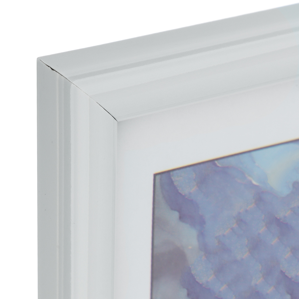 Фоторамка, 10x15 см, пластик, Радуга белый, арт.№ 520-714