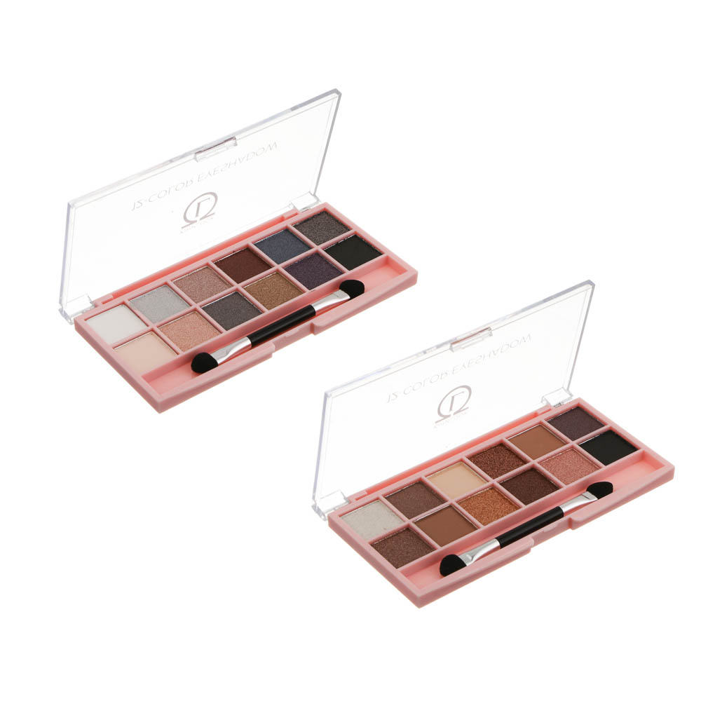 Тени 12-ти цветные тм ЮНИLOOK, 14 г, арт.№ 330-265