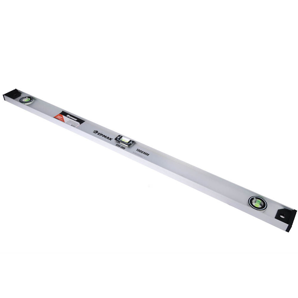 ЕРМАК Уровень строительный "Рельс", 1000 мм, арт.№ 659-088