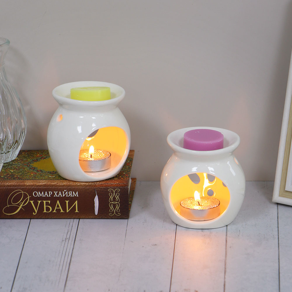 LADECOR Ароманабор лампа и аромавоск, (Rose/Lavender/Sandalwood/Vanilla/Cotton/Ocean), арт.№ 471-013