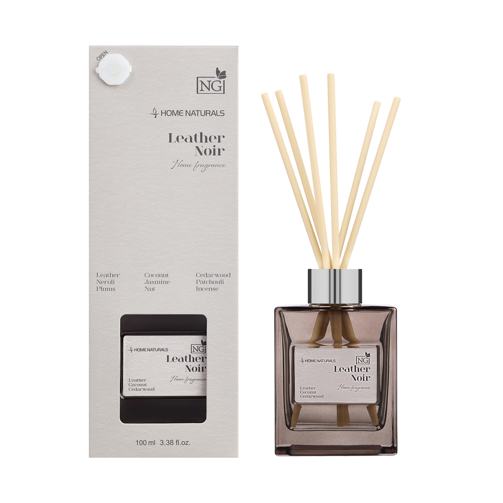 NEW GALAXY Диффузор Home Naturals 100 мл., Leather Noir, арт.№ 778-243