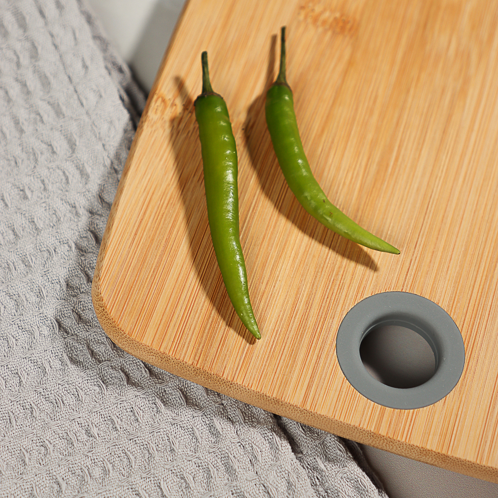 VETTA Гринвуд Доска разделочная бамбук, силикон, 30х20х1,0см, арт.№ 851-182