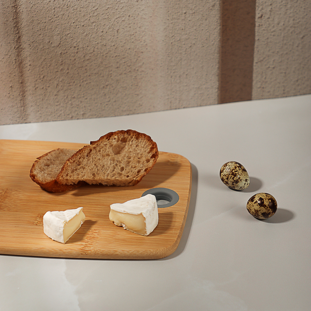 VETTA Гринвуд Доска разделочная бамбук, силикон, 30х20х1,0см, арт.№ 851-182