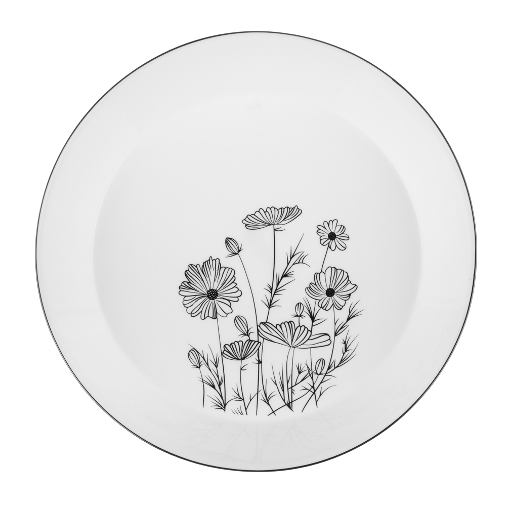 MILLIMI Адриа Тарелка закусочная 21.5x4,5см опаловое стекло, арт.№ 818-350