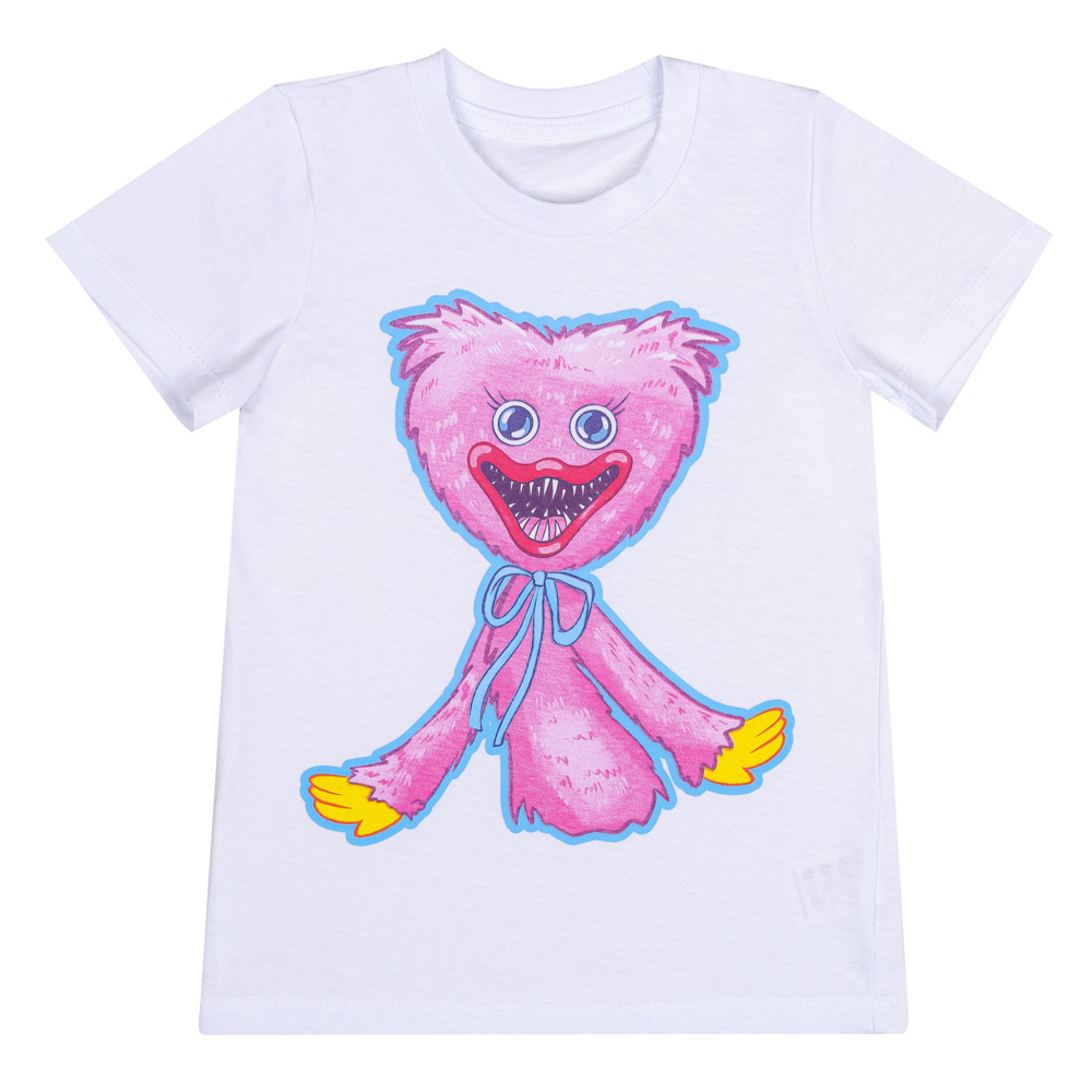 Футболка "ДЕТИ" Обнимашки, хлопок, размер 116, цвет белый, арт.№ 830-802