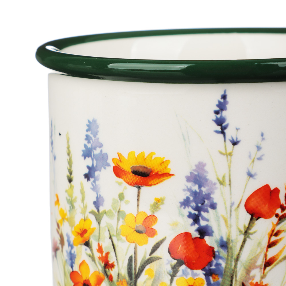 MILLIMI Полевые цветы Кружка, 390мл, керамика, арт.№ 824-018