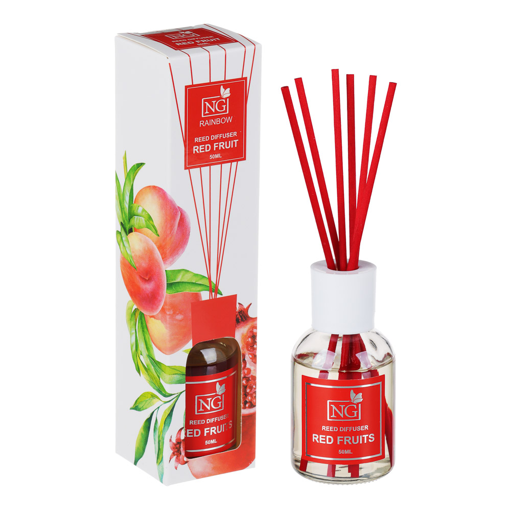 NEW GALAXY Диффузор Rainbow, 50 мл, (бабл гам, лаванда, океан, манго, цитрус, красные фрукты), арт.№ 778-127