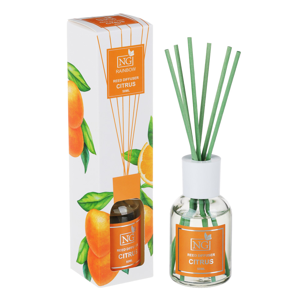 NEW GALAXY Диффузор Rainbow, 50 мл, (бабл гам, лаванда, океан, манго, цитрус, красные фрукты), арт.№ 778-127