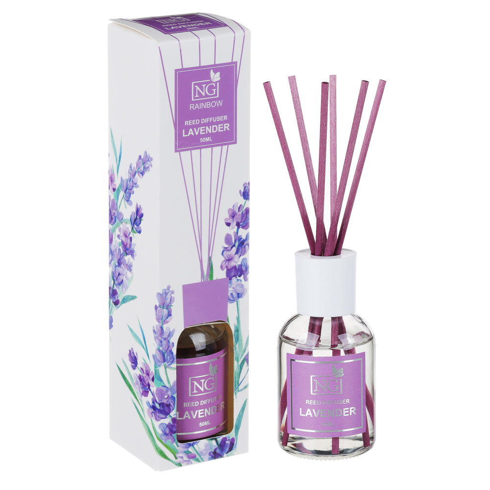 NEW GALAXY Диффузор Rainbow, 50 мл, (бабл гам, лаванда, океан, манго, цитрус, красные фрукты), арт.№ 778-127