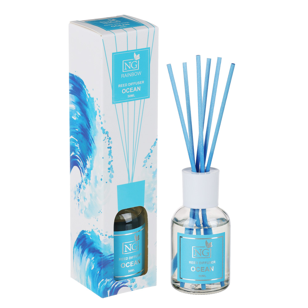 NEW GALAXY Диффузор Rainbow, 50 мл, (бабл гам, лаванда, океан, манго, цитрус, красные фрукты), арт.№ 778-127