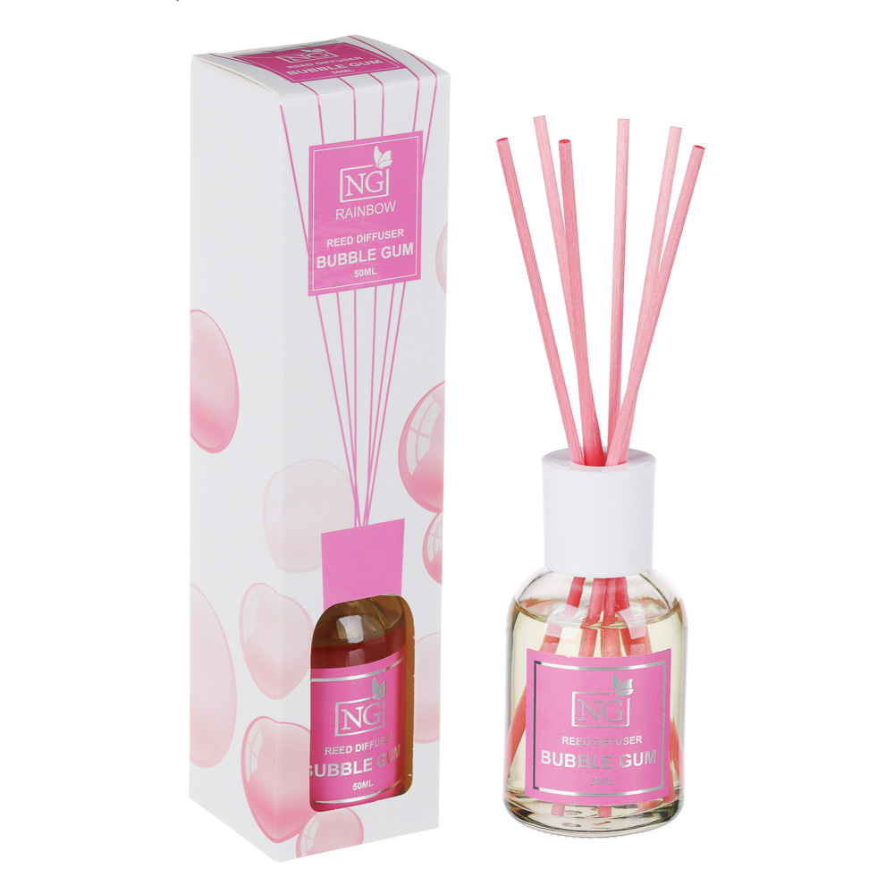 NEW GALAXY Диффузор Rainbow, 50 мл, (бабл гам, лаванда, океан, манго, цитрус, красные фрукты), арт.№ 778-127