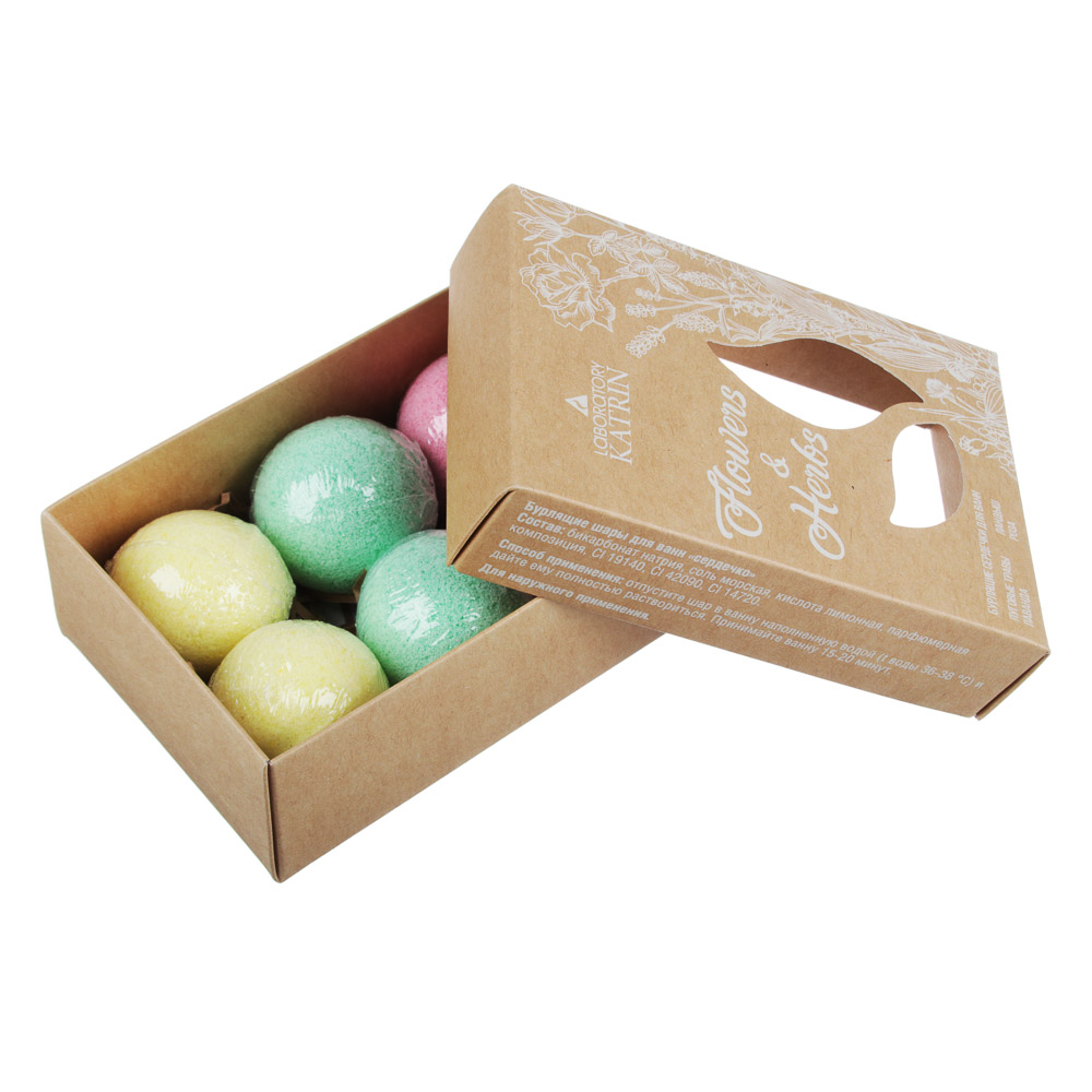 Набор бурлящих шаров для ванн Fruits&Berries, 6х40г, арт.№ 937-077