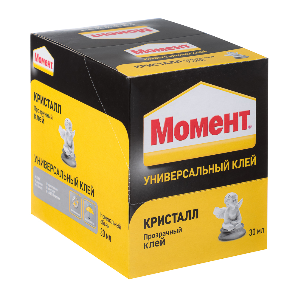 Клей "Момент Кристалл", 30мл, в шоу-боксе, арт.№ 669-237