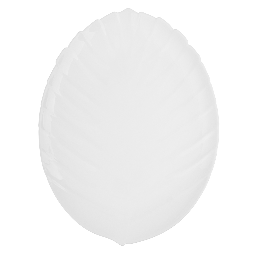 MILLIMI Листья Блюдо, опаловое стекло, 29см, арт.№ 818-070