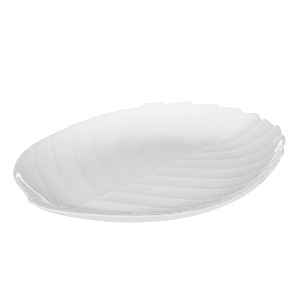 MILLIMI Листья Блюдо, опаловое стекло, 29см, арт.№ 818-070