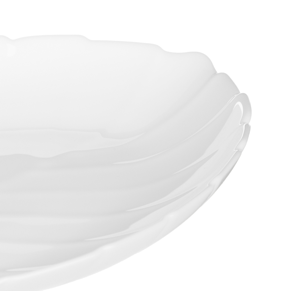 MILLIMI Листья Тарелка десертная, опаловое стекло, 23см, арт.№ 818-071