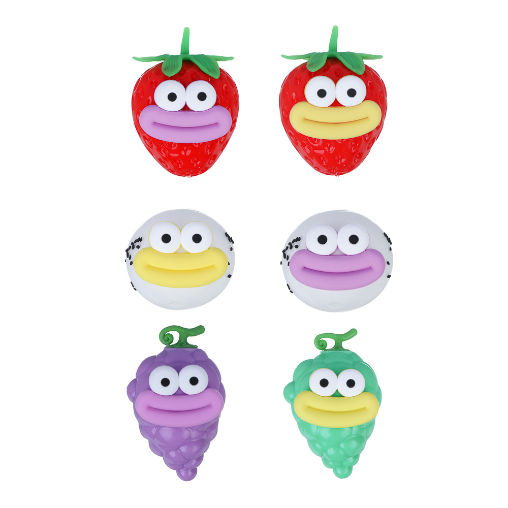 Игрушка Антистресс Мялка, 6×8 см, TPR, 6 дизайнов, арт.№ 297-183