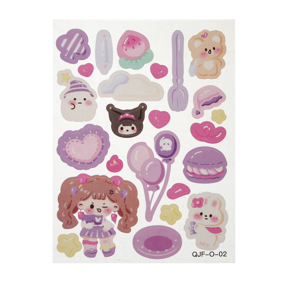 Набор для творчества "Брелок с наклейками", 11,9х9,2х3,6см, акрил, PET, 5 дизайнов, арт.№ 283-243