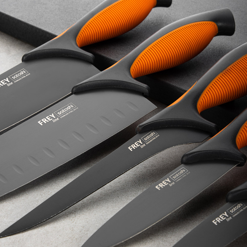 SATOSHI Фрей Нож кухонный универсальный 12,5см, нерж.сталь с антиналипающим покрытием, арт.№ 803-290