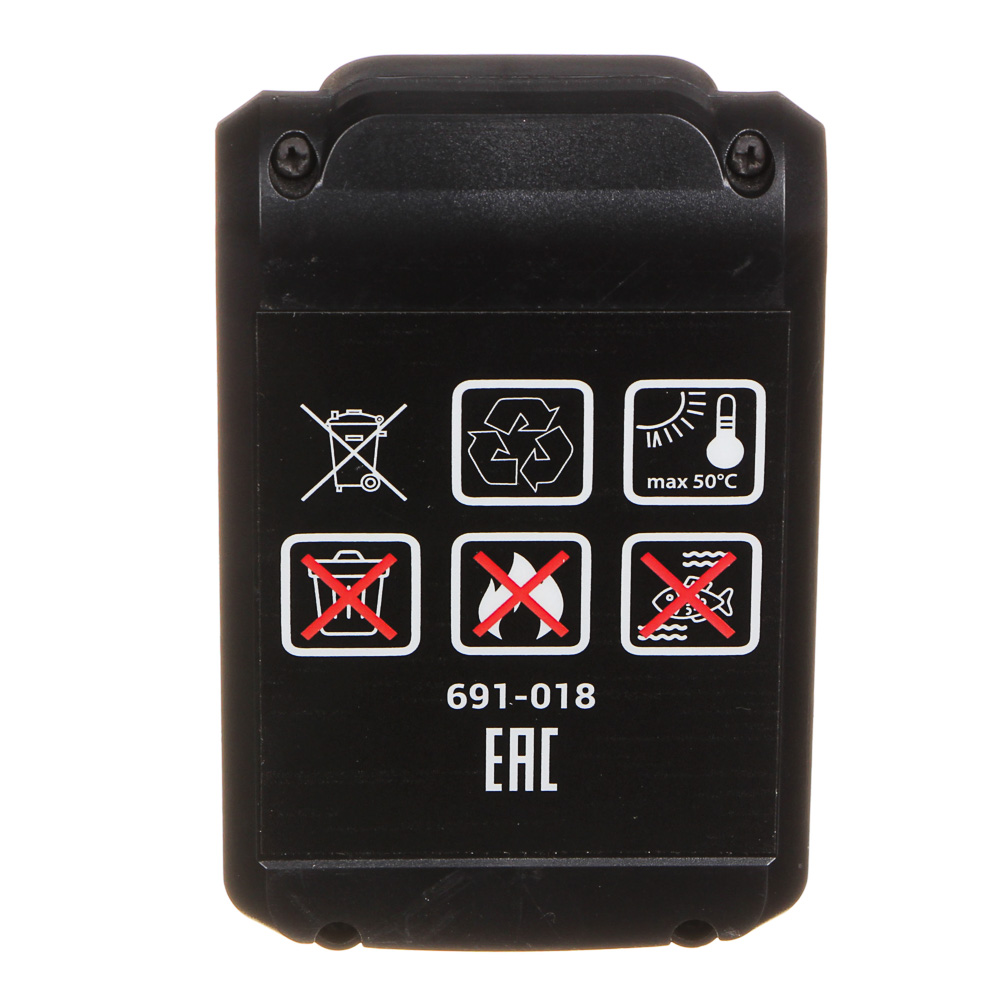 РОКОТ Аккумуляторная батарея 18В на блистере к шуруповерту 691-015, арт.№ 691-018