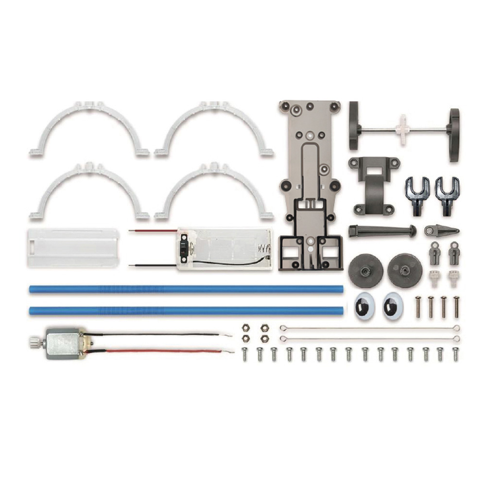 ИГРОЛЕНД Конструктор робототехника "Робот Железяка", электромотор, 1АА, ABS, PVC, PP, 16,5х6х12,5см, арт.№ 157-204