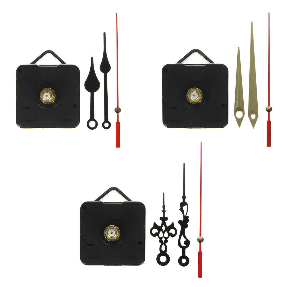 LADECOR CHRONO Механизм часовой с плавным ходом, 8,3-9,6 см, пластик, металл, 3 вида, арт.№ 581-804