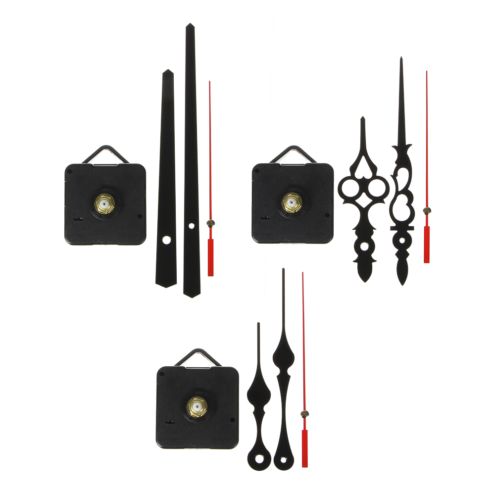 LADECOR CHRONO Механизм часовой с плавным ходом, 13,1-14,3 см, пластик, металл, 3 вида, арт 2, арт.№ 581-805