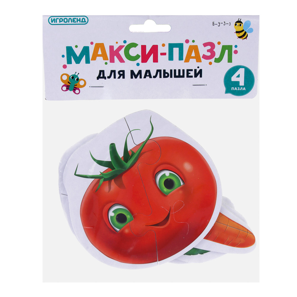 Макси-пазл для малышей "Фигурный", ИГРОЛЕНД, ЭВА, арт.№ 262-435