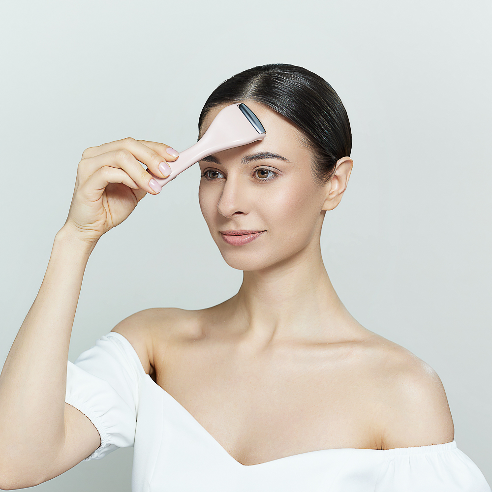 ЮL Массажер для лица и тела охлаждающий, ABS, железо13х4,5см, арт.№ 357-270