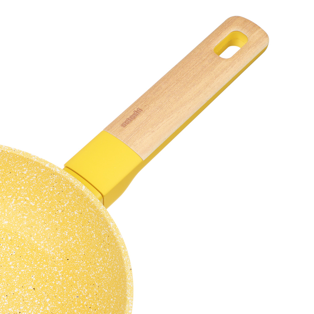 SATOSHI Дейзи Сковорода литая d20см, антипригарное покрытие мрамор, индукция, 3 цвета, арт.№ 846-678