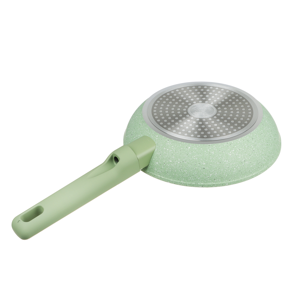 SATOSHI Дейзи Сковорода литая d20см, антипригарное покрытие мрамор, индукция, 3 цвета, арт.№ 846-678