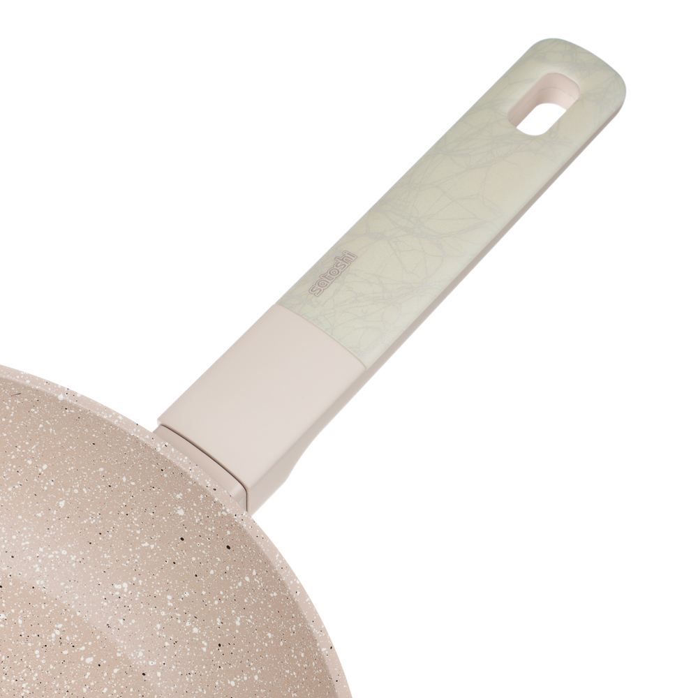 SATOSHI Дейзи Сковорода литая d26см, антипригарное покрытие мрамор, индукция, 3 цвета, арт.№ 846-680