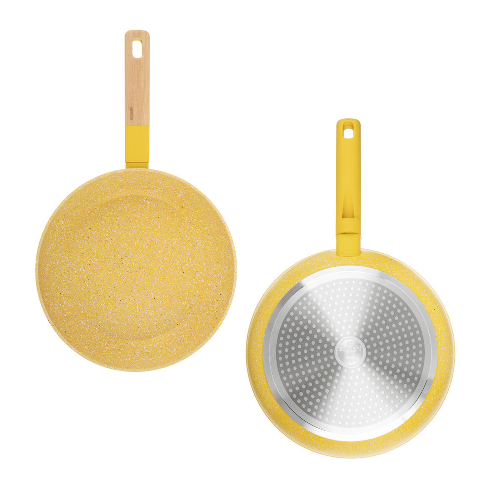 SATOSHI Дейзи Сковорода литая d26см, антипригарное покрытие мрамор, индукция, 3 цвета, арт.№ 846-680