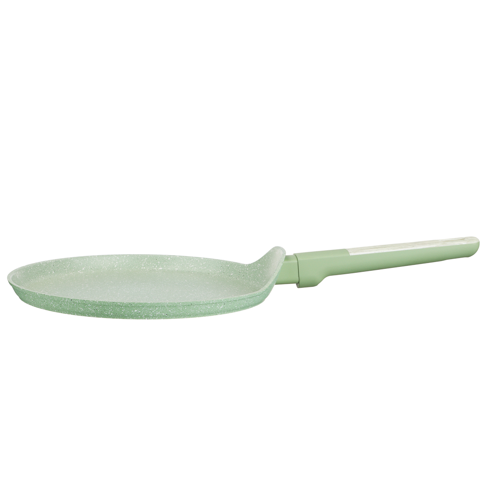 SATOSHI Дейзи Сковорода литая блинная d24см, антипригарное покрытие мрамор, индукция, 3 цвета, арт.№ 846-682