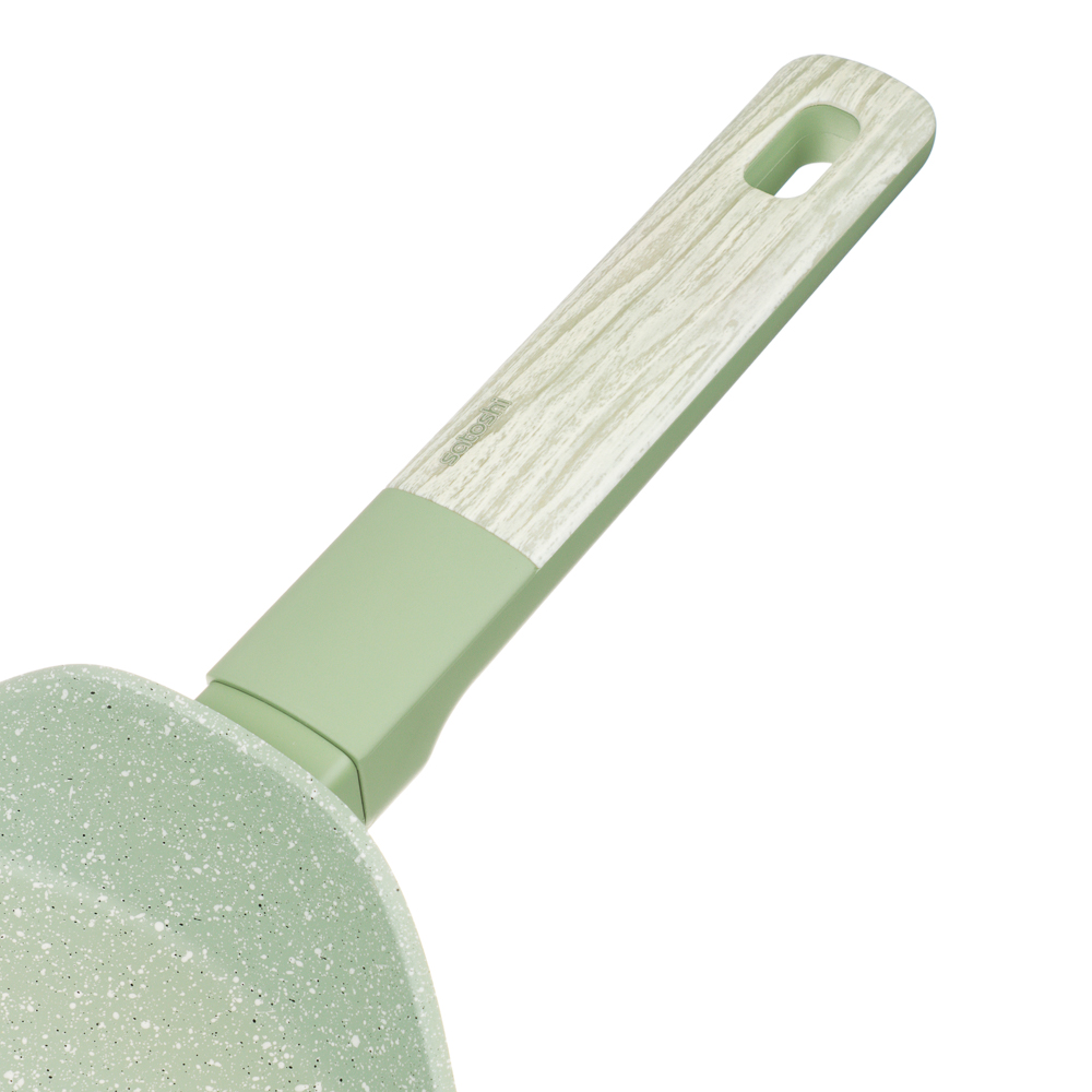 SATOSHI Дейзи Сковорода литая блинная d24см, антипригарное покрытие мрамор, индукция, 3 цвета, арт.№ 846-682