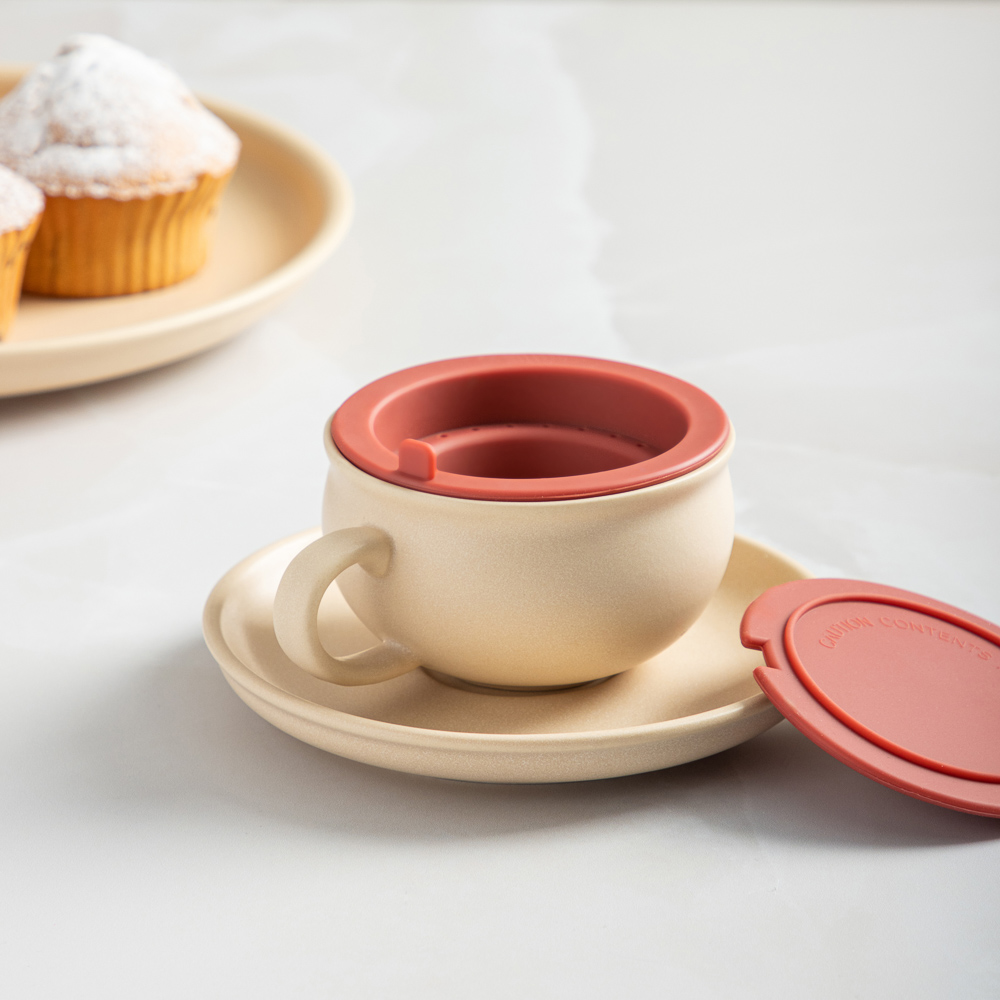 VETTA Ситечко для кружки с крышкой, 9,4х5см, силикон, арт.№ 856-170