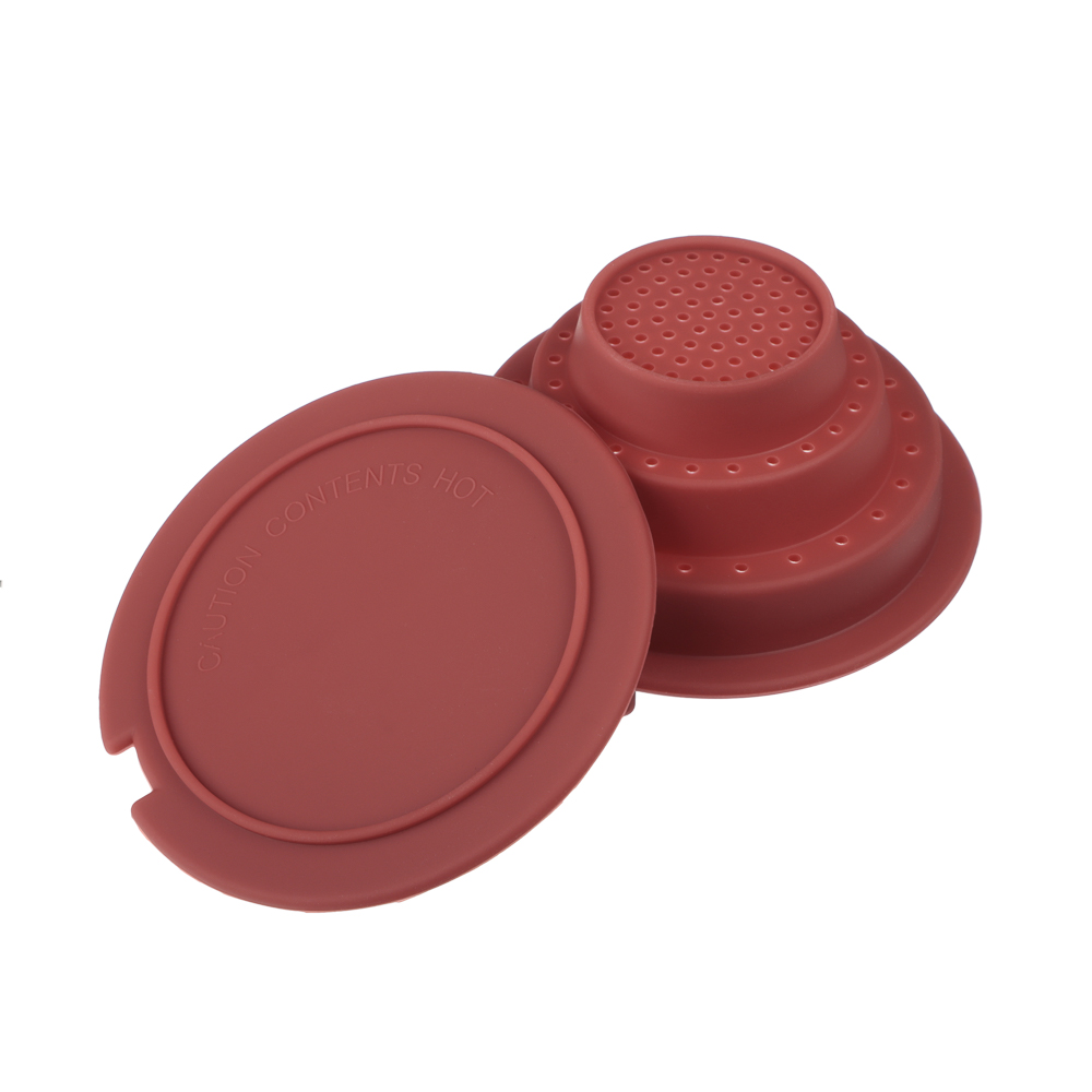 VETTA Ситечко для кружки с крышкой, 9,4х5см, силикон, арт.№ 856-170