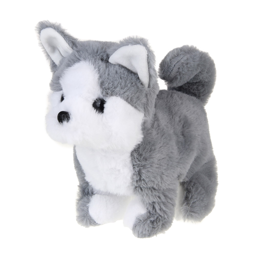 ИГРОЛЕНД Питомец интерактивный "Пушистя", PP, полиэстер, 16-20см, движение, звук, 2хАА,  4 дизайна, арт.№ 272-009