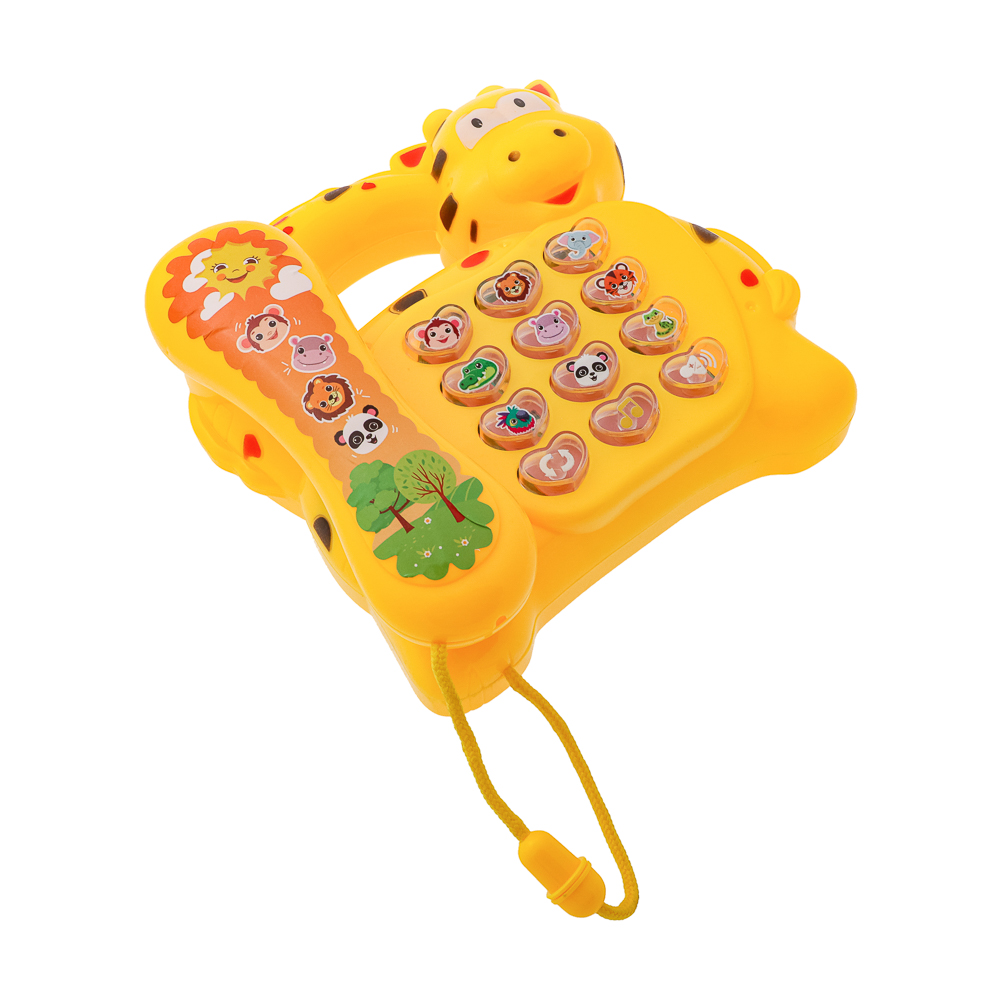 ИГРОЛЕНД Игрушка музыкальная "Телефончик", звук, свет, PP, 16х16х7см, 3хАА, арт.№ 272-010